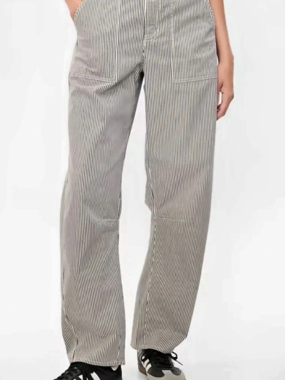High Rise Barrel Gap Pants